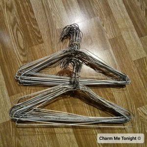 50pc Used Wire Hangers